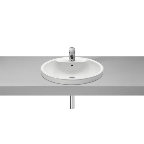 Roca Senso 580mm 1TH Counter Inset Basin - Unbeatable Bathrooms