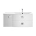 Hudson Reed Sarenna 1000mm Vanity Unit - Wall Hung 2 Drawer & 1 Door Unit with Basin (LH & RH) - Unbeatable Bathrooms