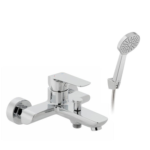 Bliss Vala Wall Mounted Bath Shower Mixer + Shower Kit - Unbeatable Bathrooms