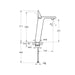 Vitra Memoria Single-Lever Tall Basin Mixer - Unbeatable Bathrooms